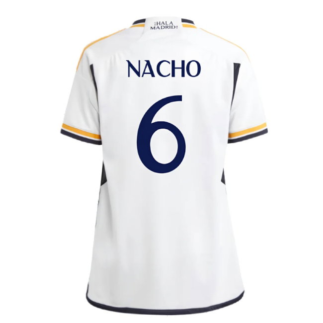 2023-2024 Real Madrid Home Shirt (Kids) (Nacho 6)-SoccerKits Hub | Buy Soccer Jerseys Online
